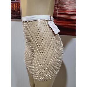 Rave Wonderland  Unique & Handmade Festival Rhinestones Apparel Size S/M NWT #4